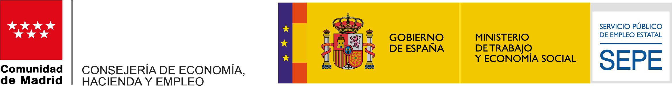 Logotipo de Comunidad de Madrid 2026 Desempleados Especialidades