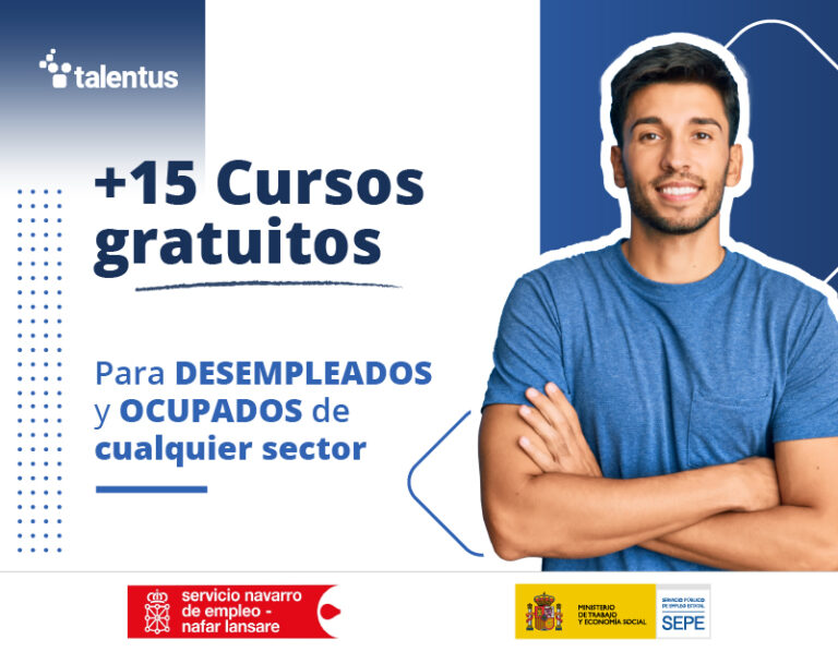 persona con información sobre cursos gratis