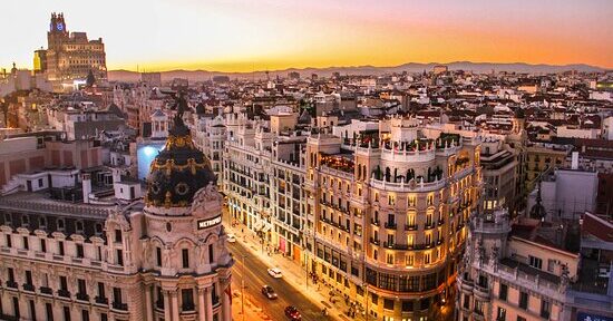 vistas panorámicas de Madrid