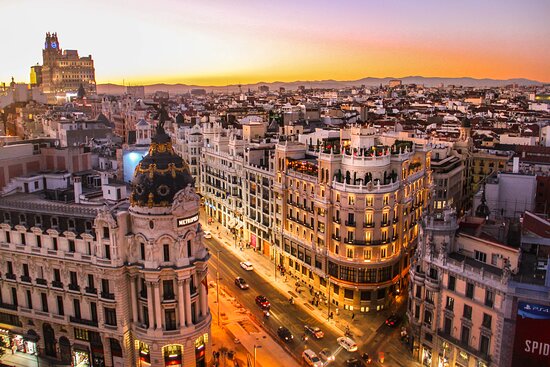 vistas panorámicas de Madrid