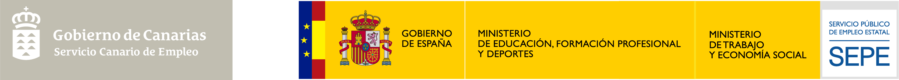 Logotipo de Canarias 2025 Desempleados