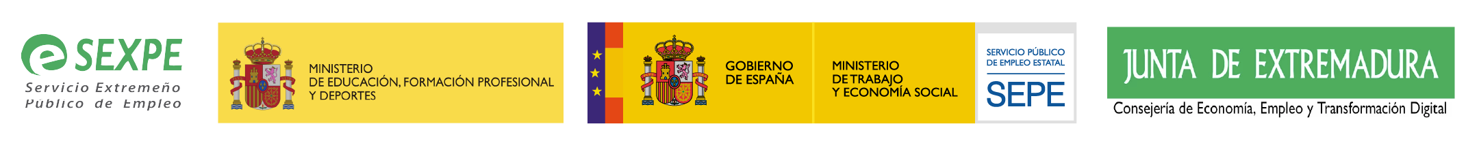 Logotipo de Extremadura 2026 Ocupados